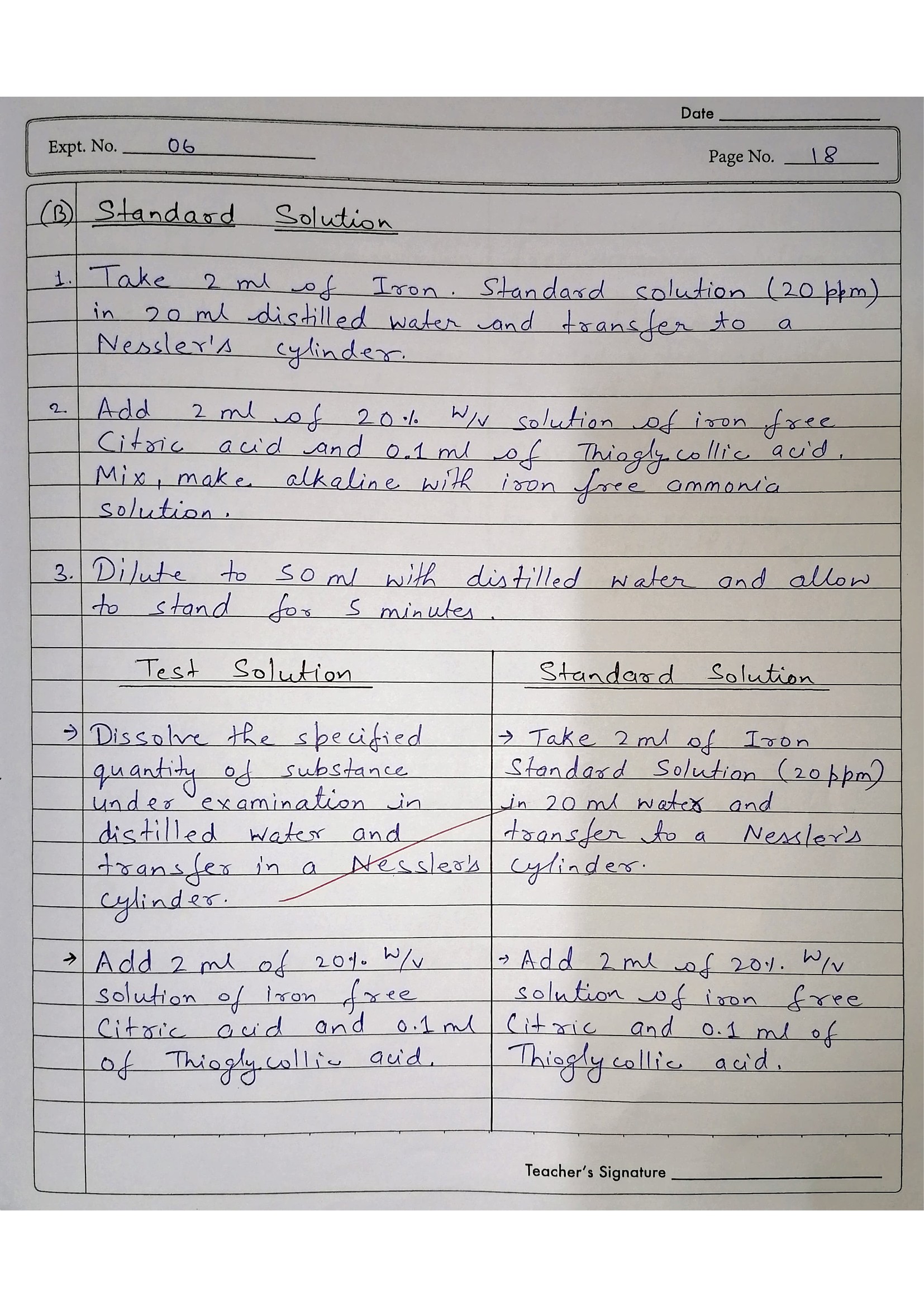 Pharmaceutical Chemistry Practical